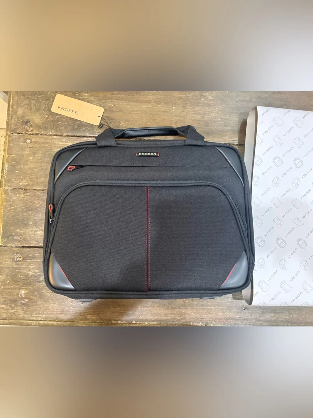 NWT KROSER 15.6 Inch Laptop Briefcase Computer Bag, Messenger